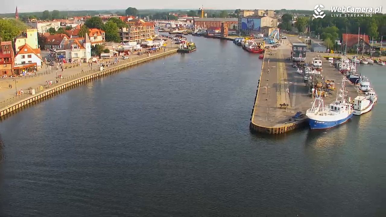 USTKA - widok z pylonu na plażę - 28 czerwiec 2026, 18:40