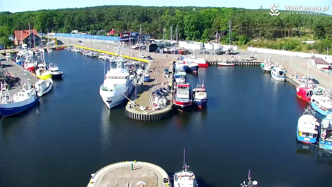USTKA - widok z pylonu na plażę - 14 czerwiec 2025, 09:08