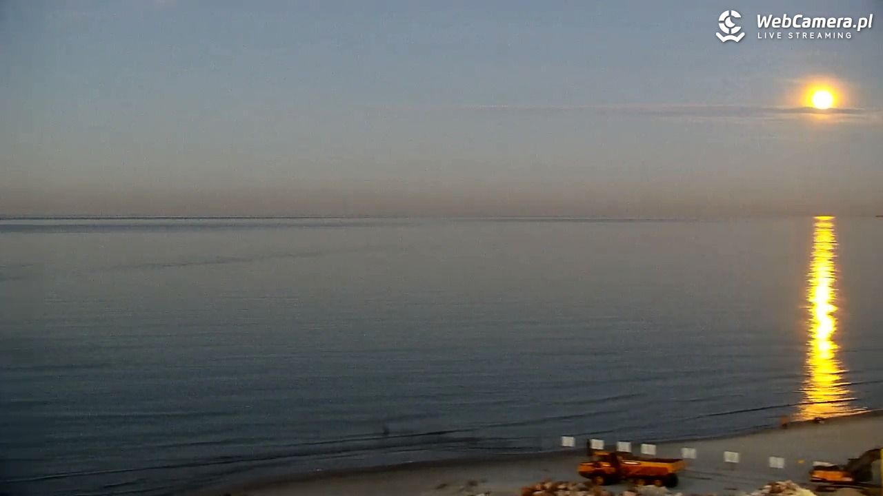USTKA - widok z pylonu na plażę - 06 listopad 2025, 16:39