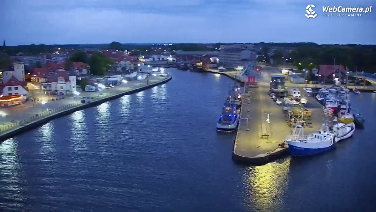 USTKA - widok z pylonu na plażę - 15 maj 2025, 21:13