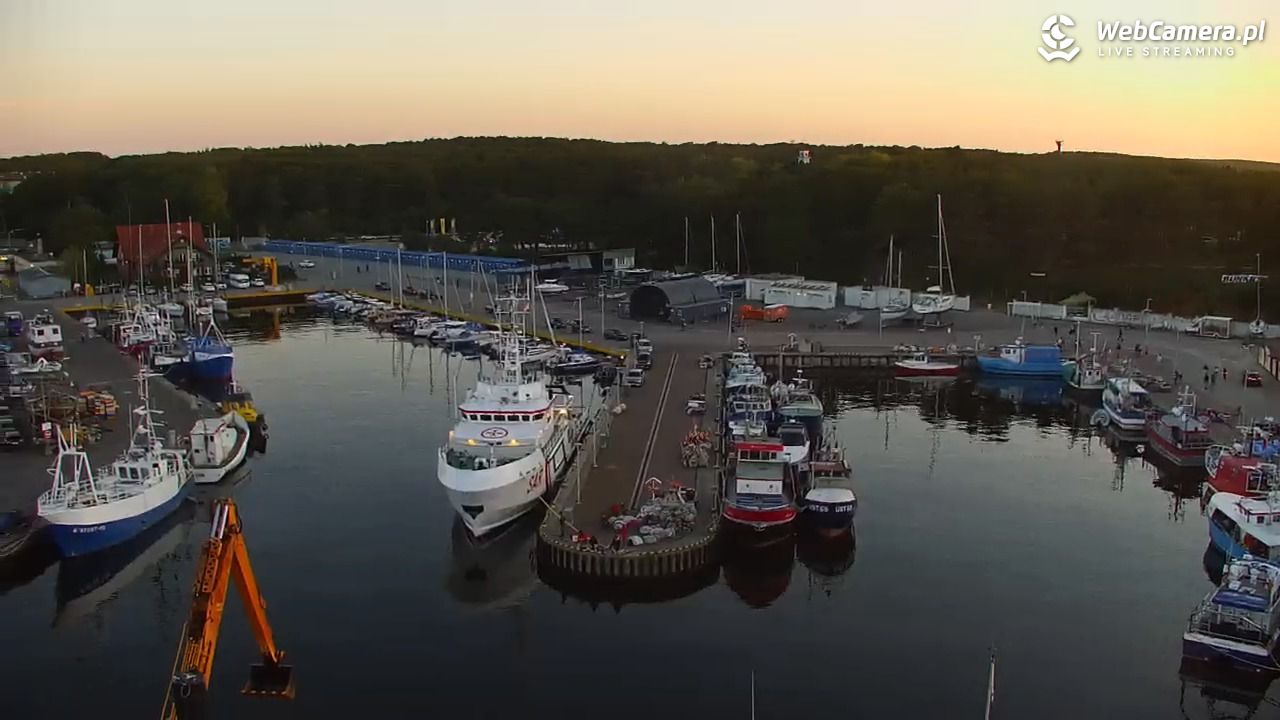 USTKA - widok z pylonu na plażę - 12 sierpień 2026, 20:20
