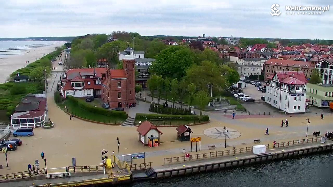 USTKA - widok z pylonu na plażę - 14 maj 2026, 10:44