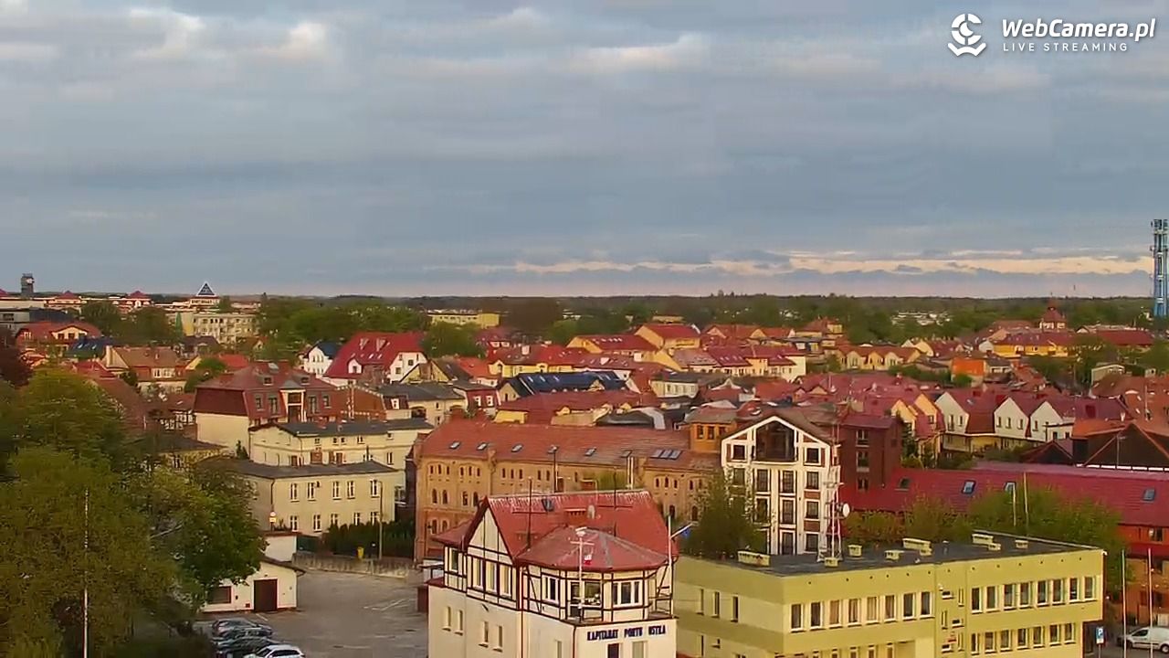 USTKA - widok z pylonu na plażę - 12 maj 2026, 20:05