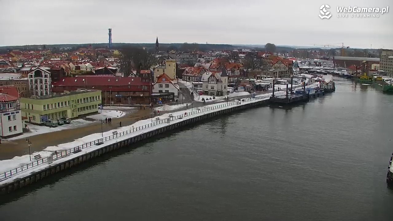 USTKA - widok z pylonu na plażę - 08 luty 2026, 14:10