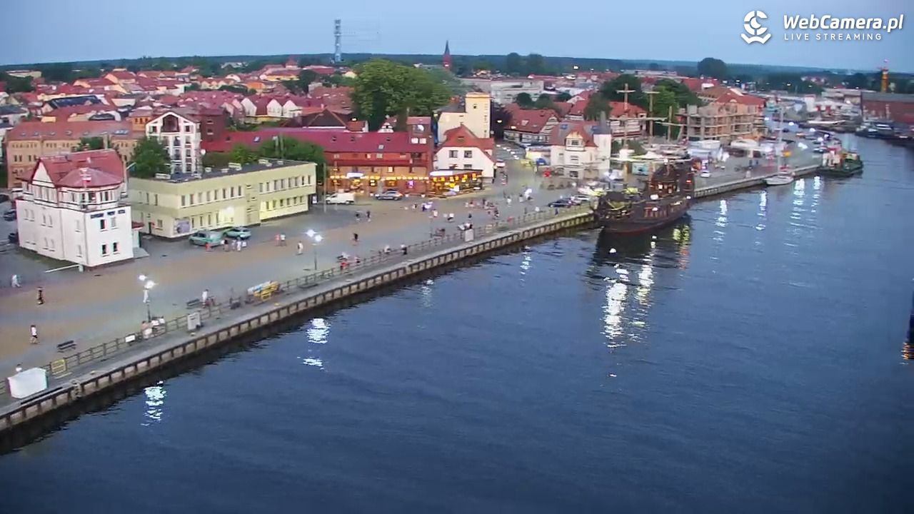 USTKA - widok z pylonu na plażę - 28 czerwiec 2026, 22:00
