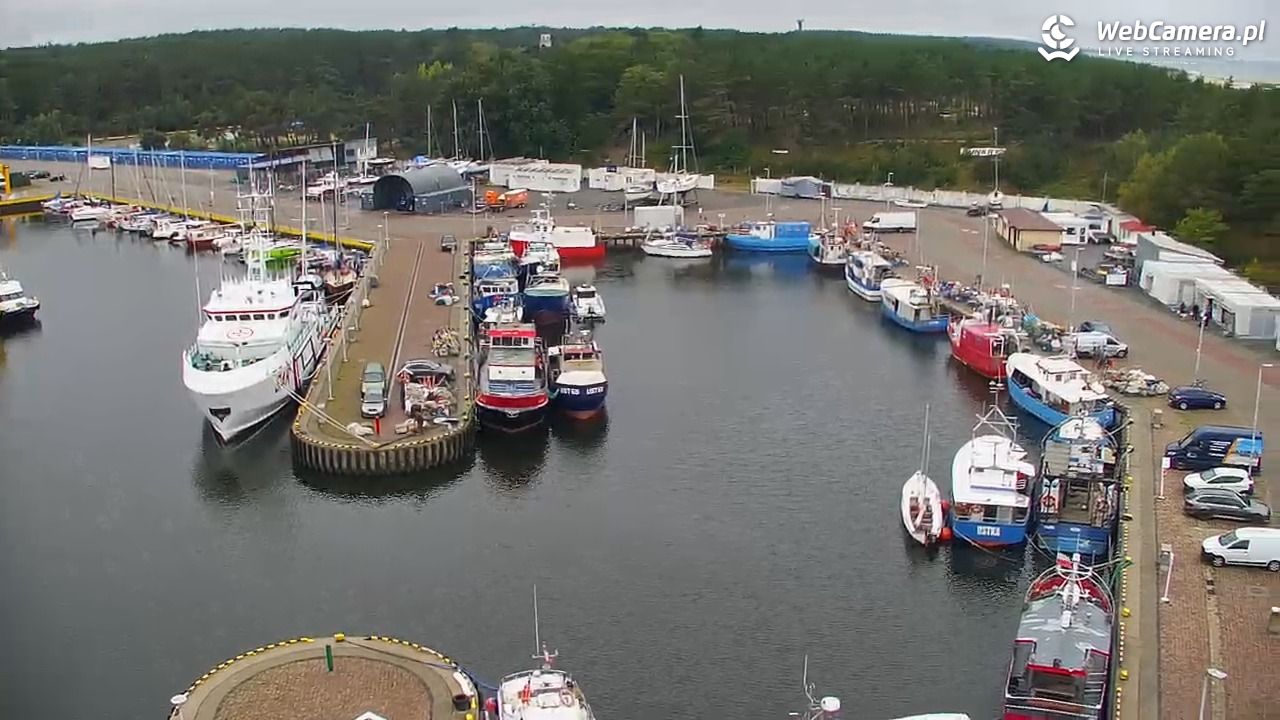 USTKA - widok z pylonu na plażę - 18 wresień 2025, 09:42