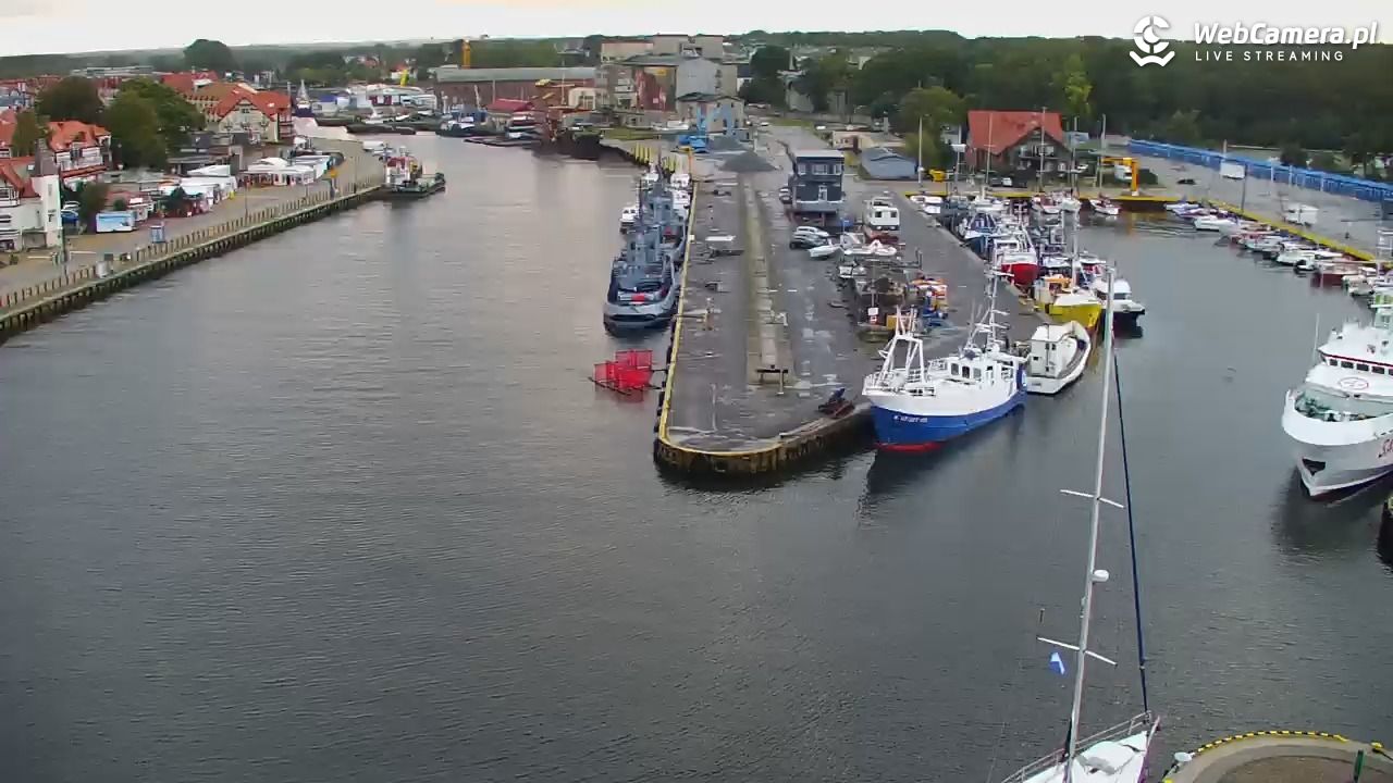 USTKA - widok z pylonu na plażę - 17 wresień 2025, 07:10