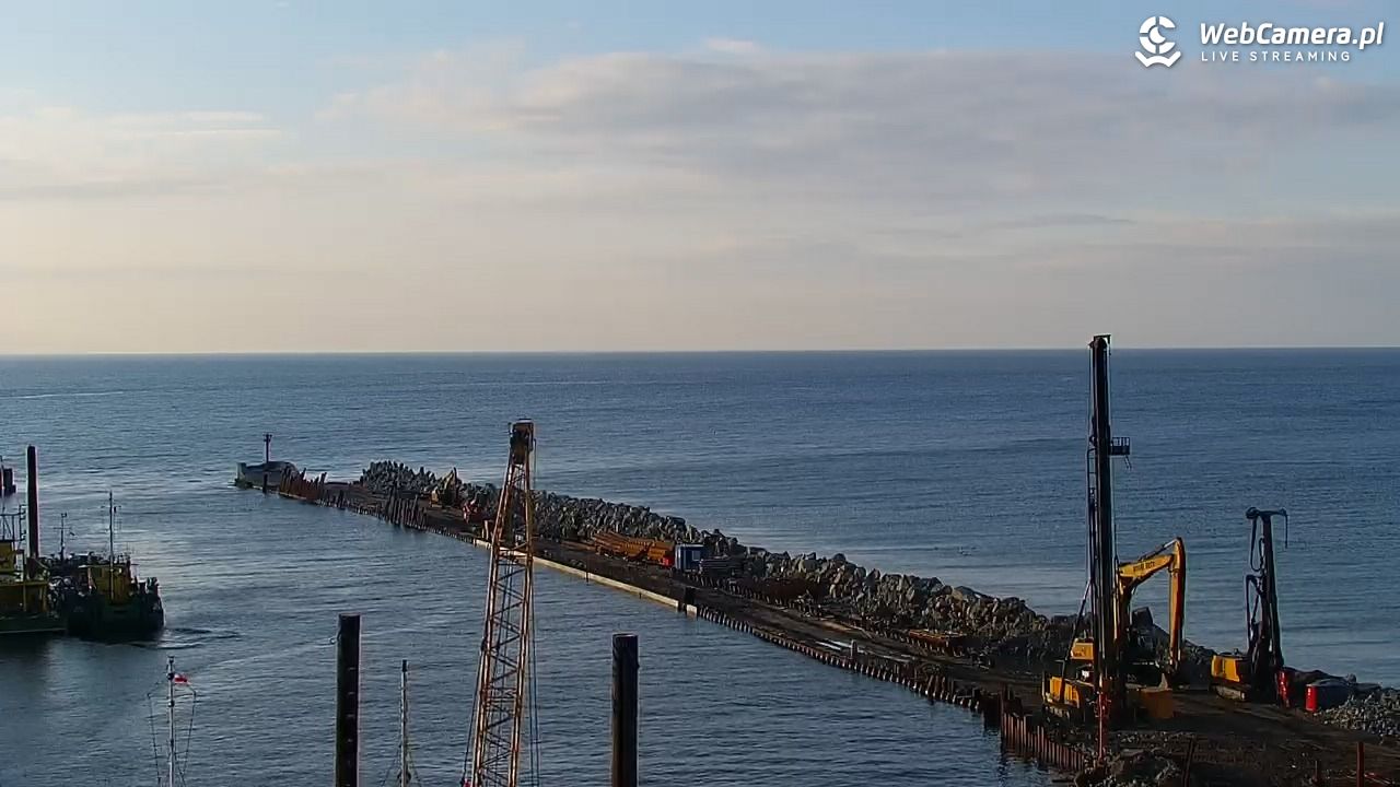 USTKA - widok z pylonu na plażę - 13 maj 2026, 19:15