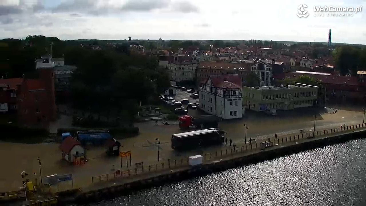 USTKA - widok z pylonu na plażę - 17 wresień 2025, 09:51