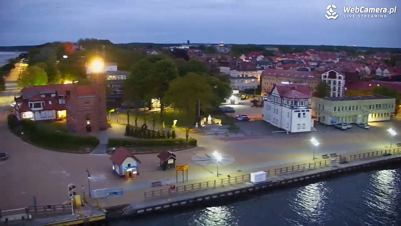 USTKA - widok z pylonu na plażę - 15 maj 2025, 21:14