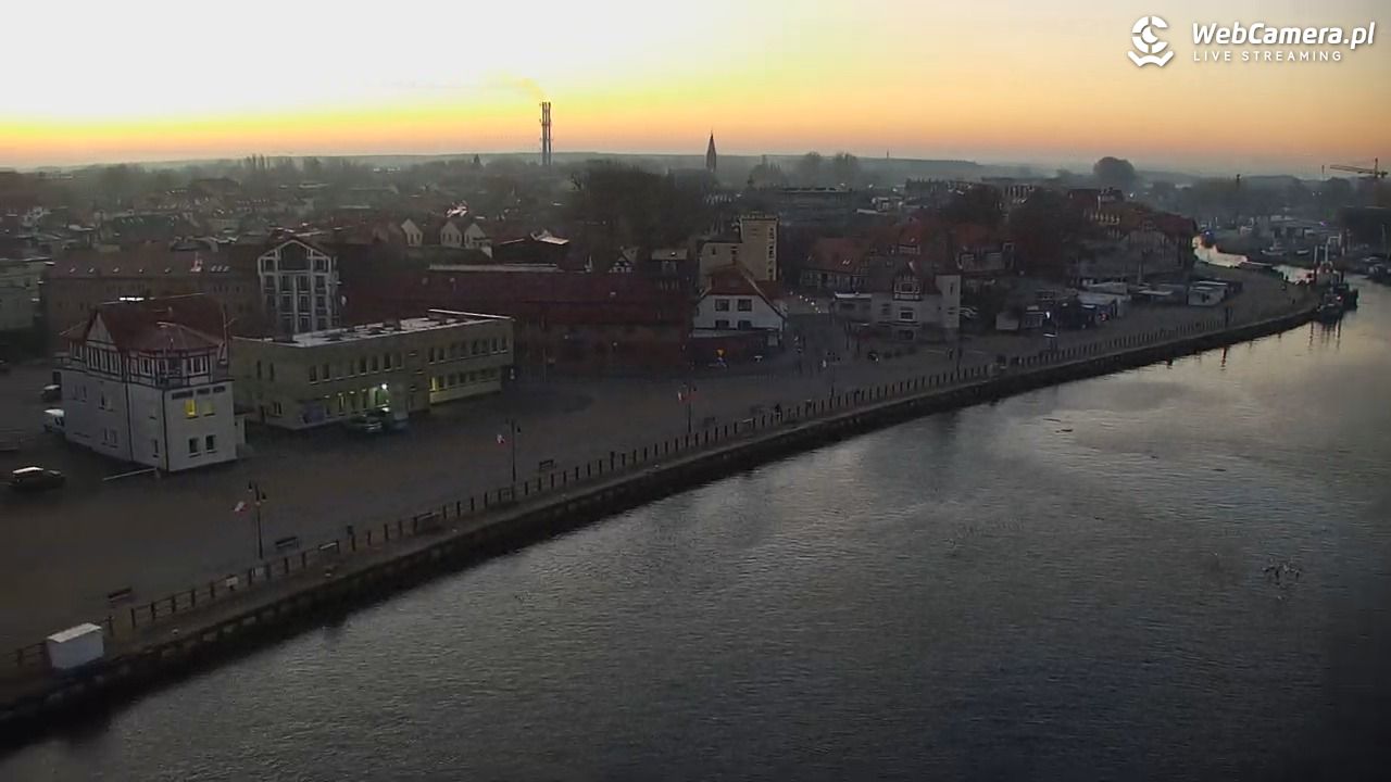 USTKA - widok z pylonu na plażę - 07 listopad 2025, 06:53