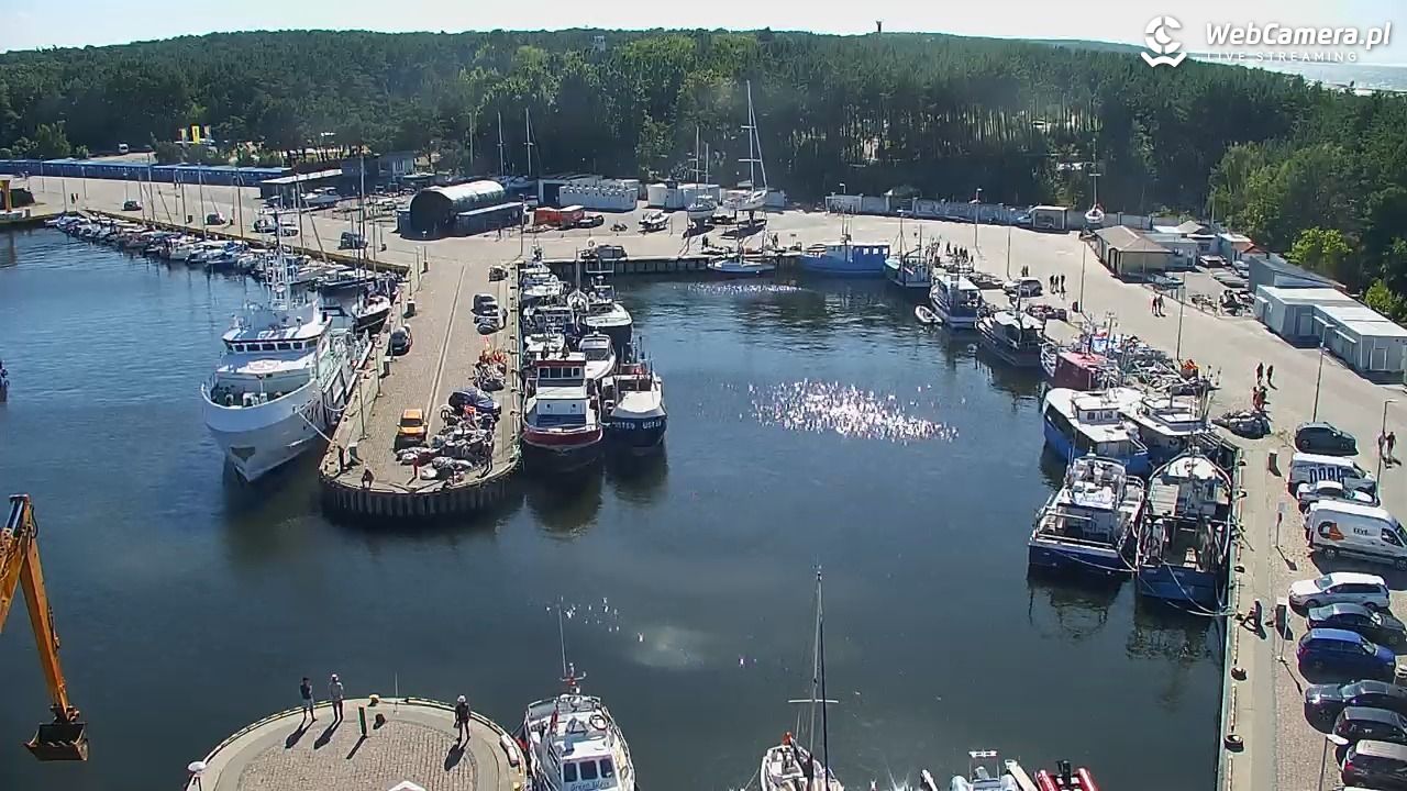 USTKA - widok z pylonu na plażę - 12 sierpień 2026, 15:57