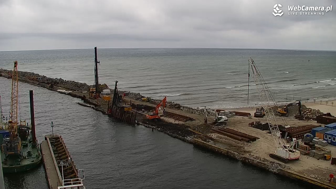 USTKA - widok z pylonu na plażę - 12 maj 2026, 13:04