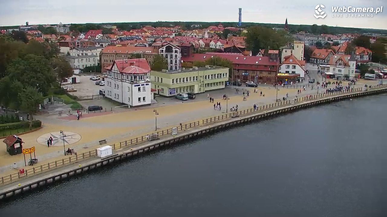 USTKA - widok z pylonu na plażę - 26 wresień 2026, 15:11