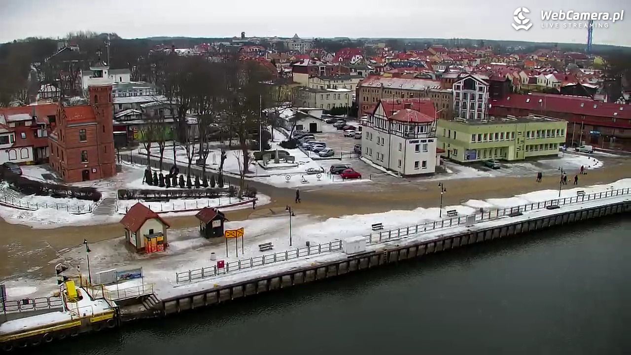 USTKA - widok z pylonu na plażę - 09 luty 2026, 13:37