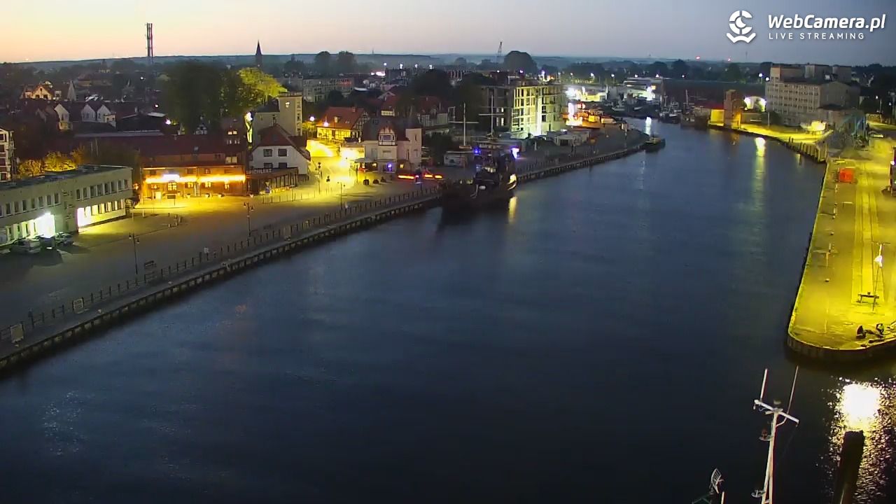 USTKA - widok z pylonu na plażę - 27 wresień 2026, 06:05