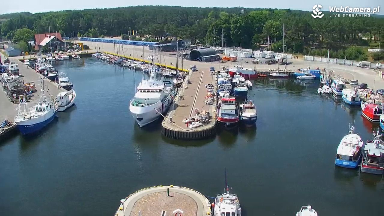 USTKA - widok z pylonu na plażę - 29 czerwiec 2026, 11:49