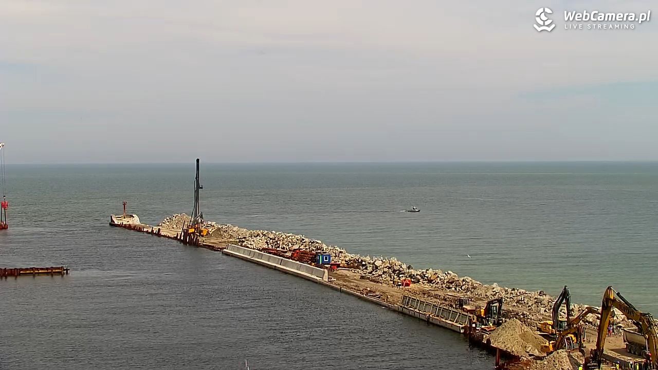 USTKA - widok z pylonu na plażę - 29 czerwiec 2026, 11:08