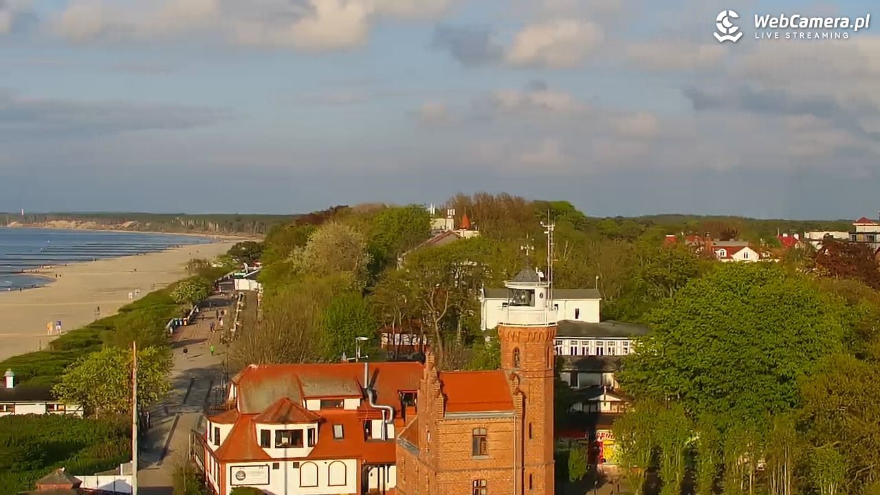 USTKA - widok z pylonu na plażę - 13 maj 2026, 18:59
