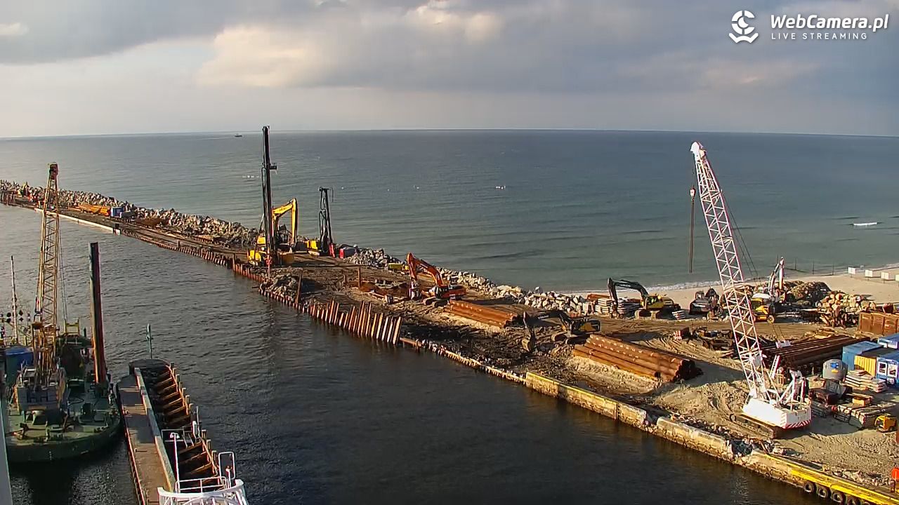 USTKA - widok z pylonu na plażę - 13 maj 2026, 18:53
