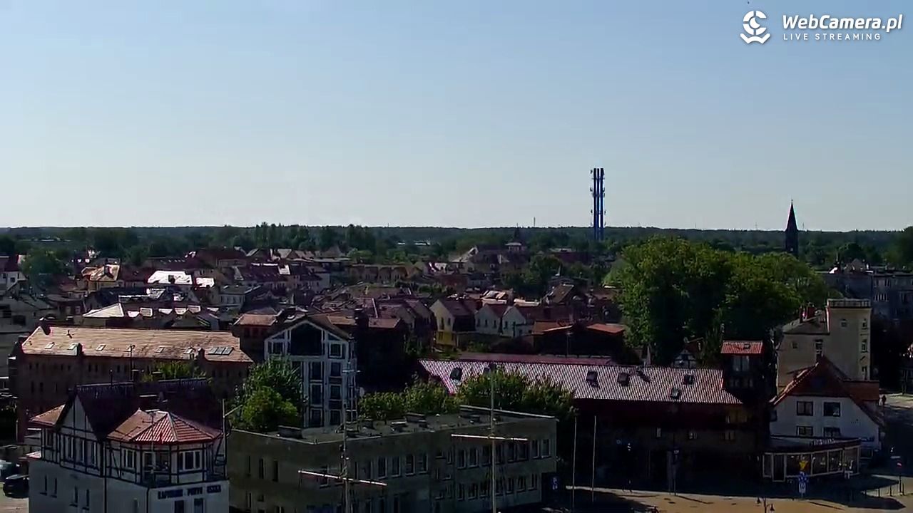 USTKA - widok z pylonu na plażę - 14 czerwiec 2025, 08:59