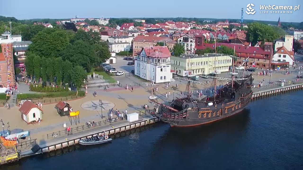 USTKA - widok z pylonu na plażę - 28 czerwiec 2026, 18:34