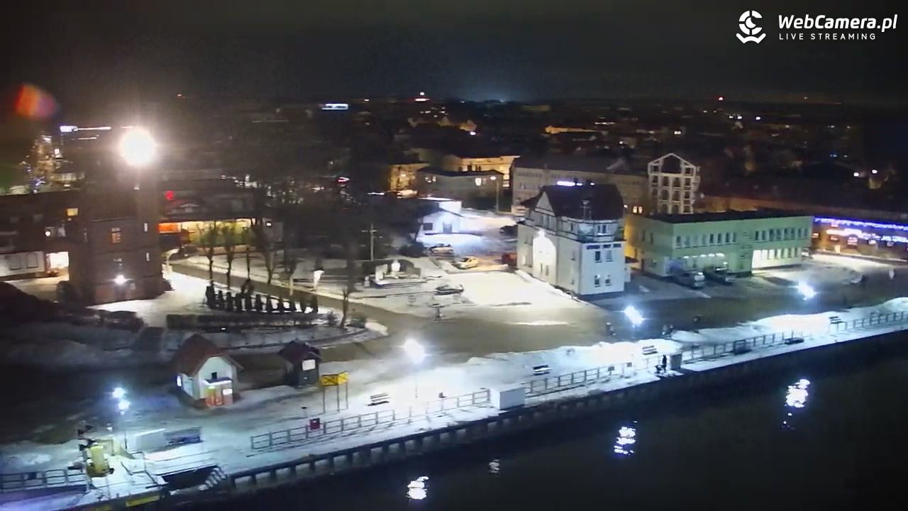 USTKA - widok z pylonu na plażę - 08 luty 2026, 18:14