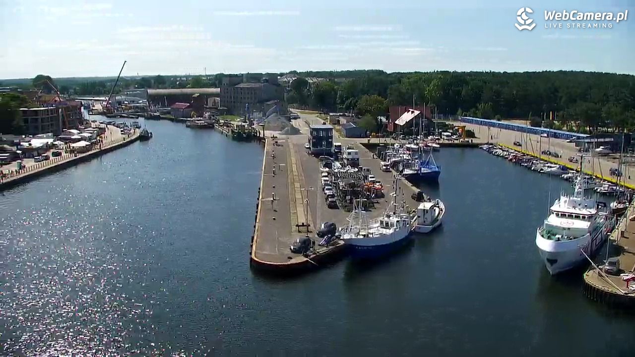 USTKA - widok z pylonu na plażę - 13 sierpień 2026, 11:58