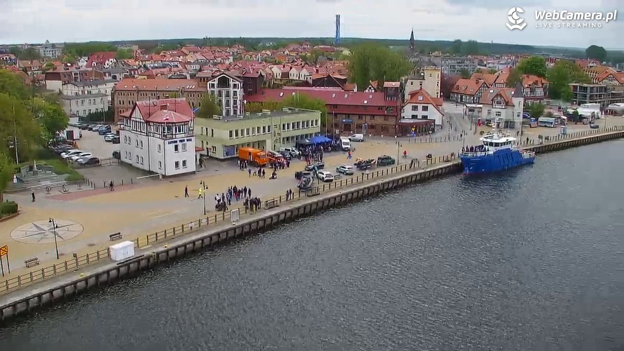 USTKA - widok z pylonu na plażę - 14 maj 2026, 11:15