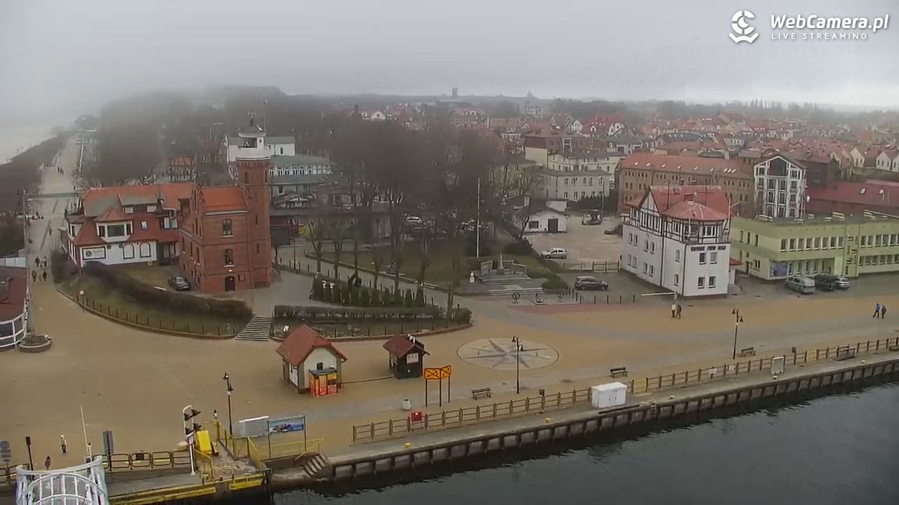USTKA - widok z pylonu na plażę - 29 marzec 2026, 10:22