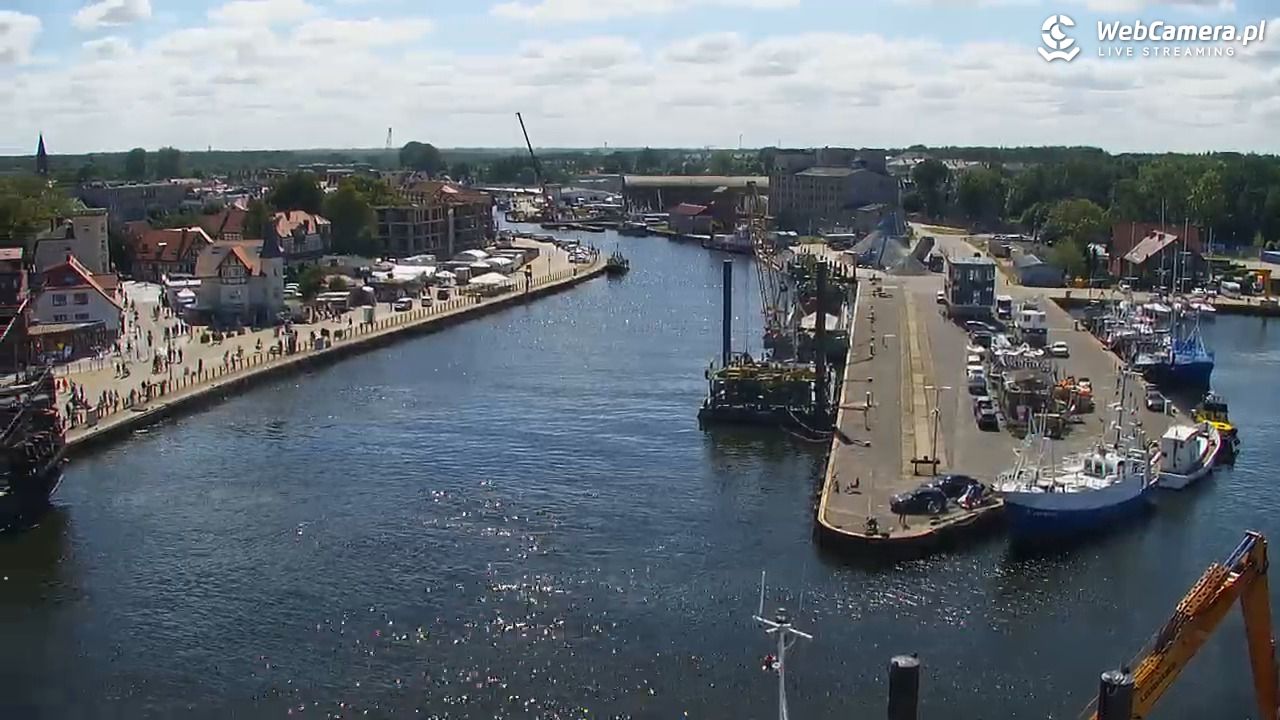 USTKA - widok z pylonu na plażę - 12 sierpień 2026, 12:30