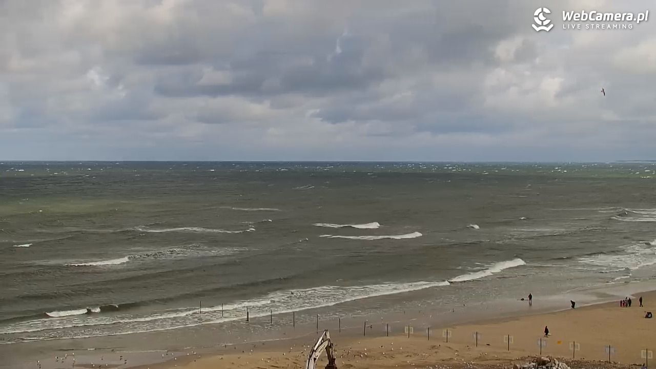 USTKA - widok z pylonu na plażę - 17 wresień 2025, 12:06