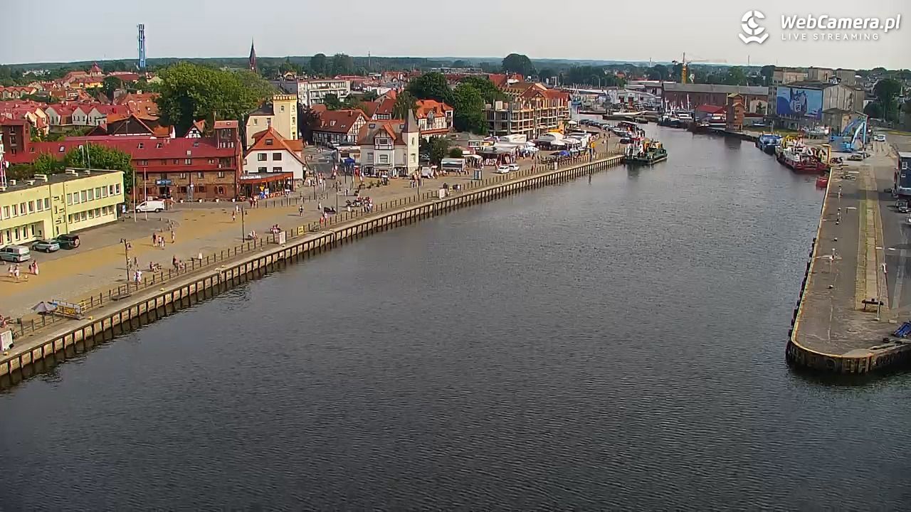 USTKA - widok z pylonu na plażę - 28 czerwiec 2026, 17:17