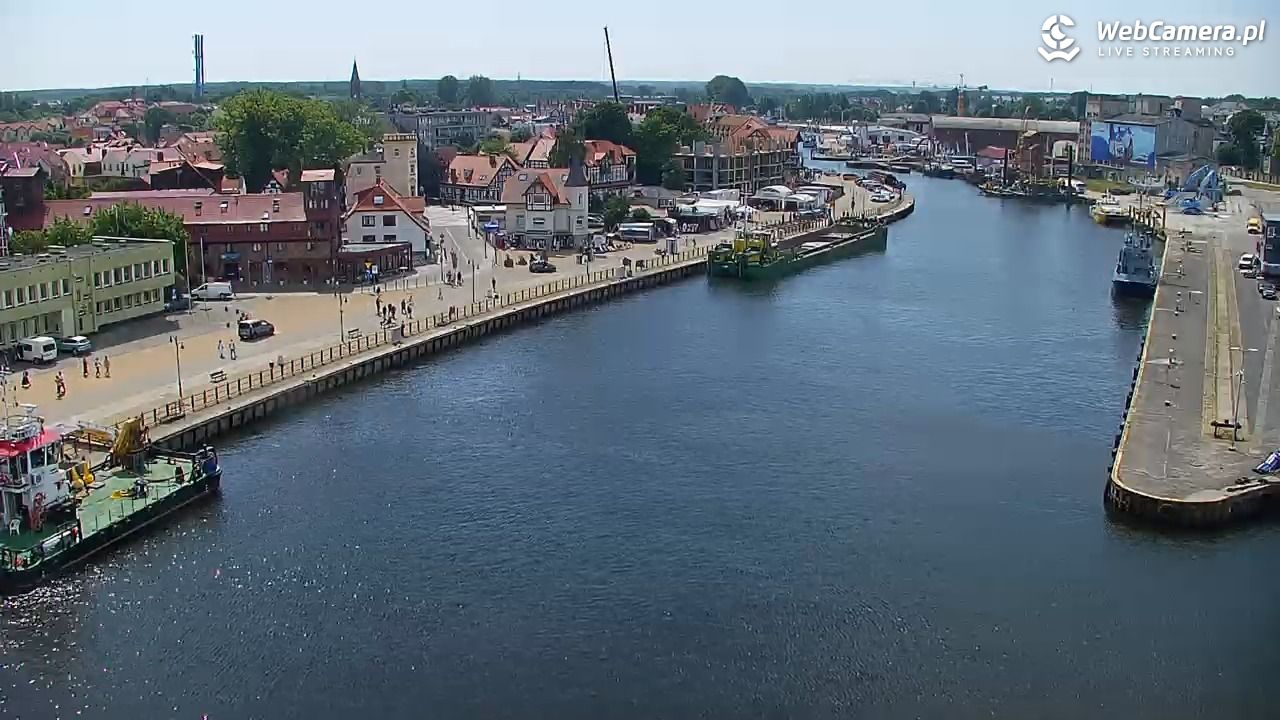 USTKA - widok z pylonu na plażę - 29 czerwiec 2026, 11:05