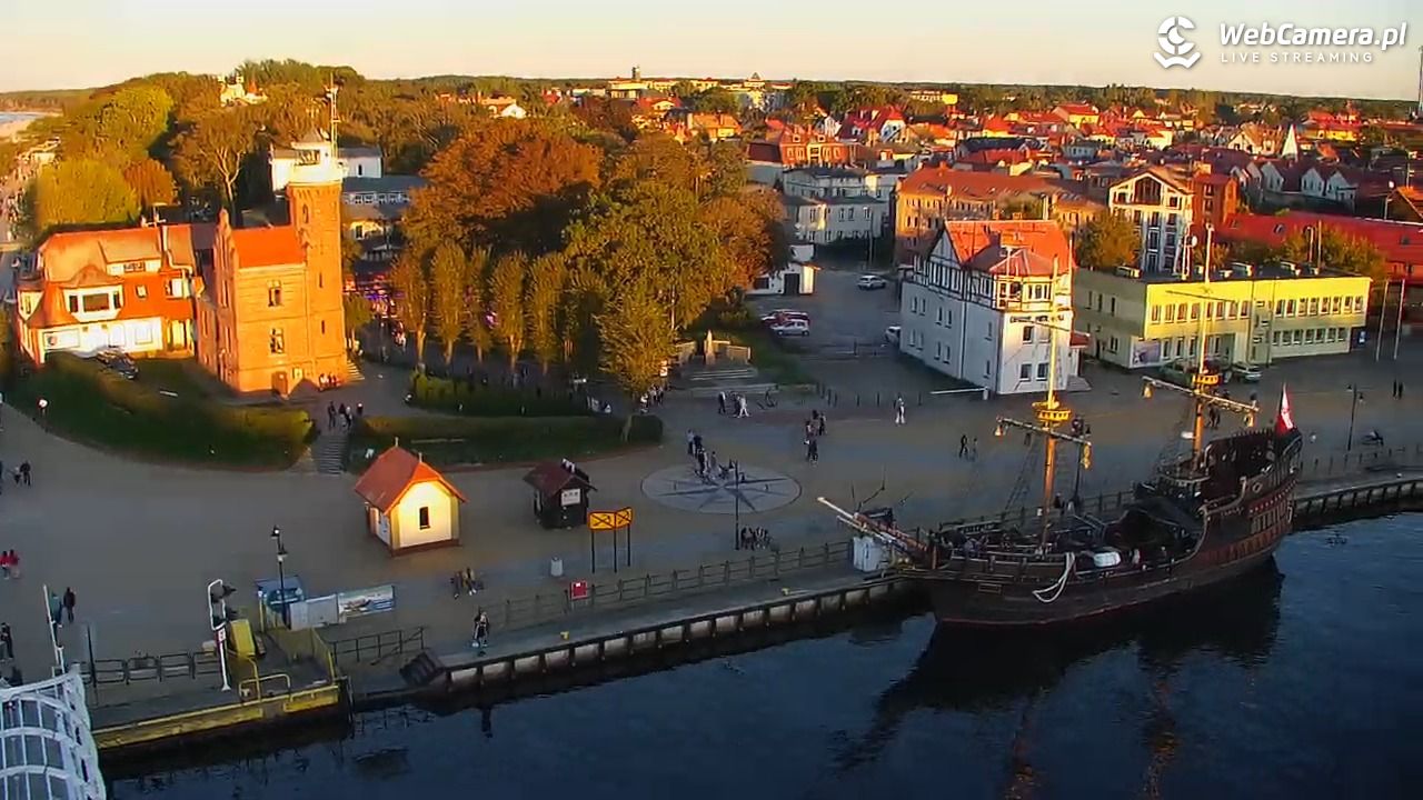 USTKA - widok z pylonu na plażę - 27 wresień 2026, 18:13