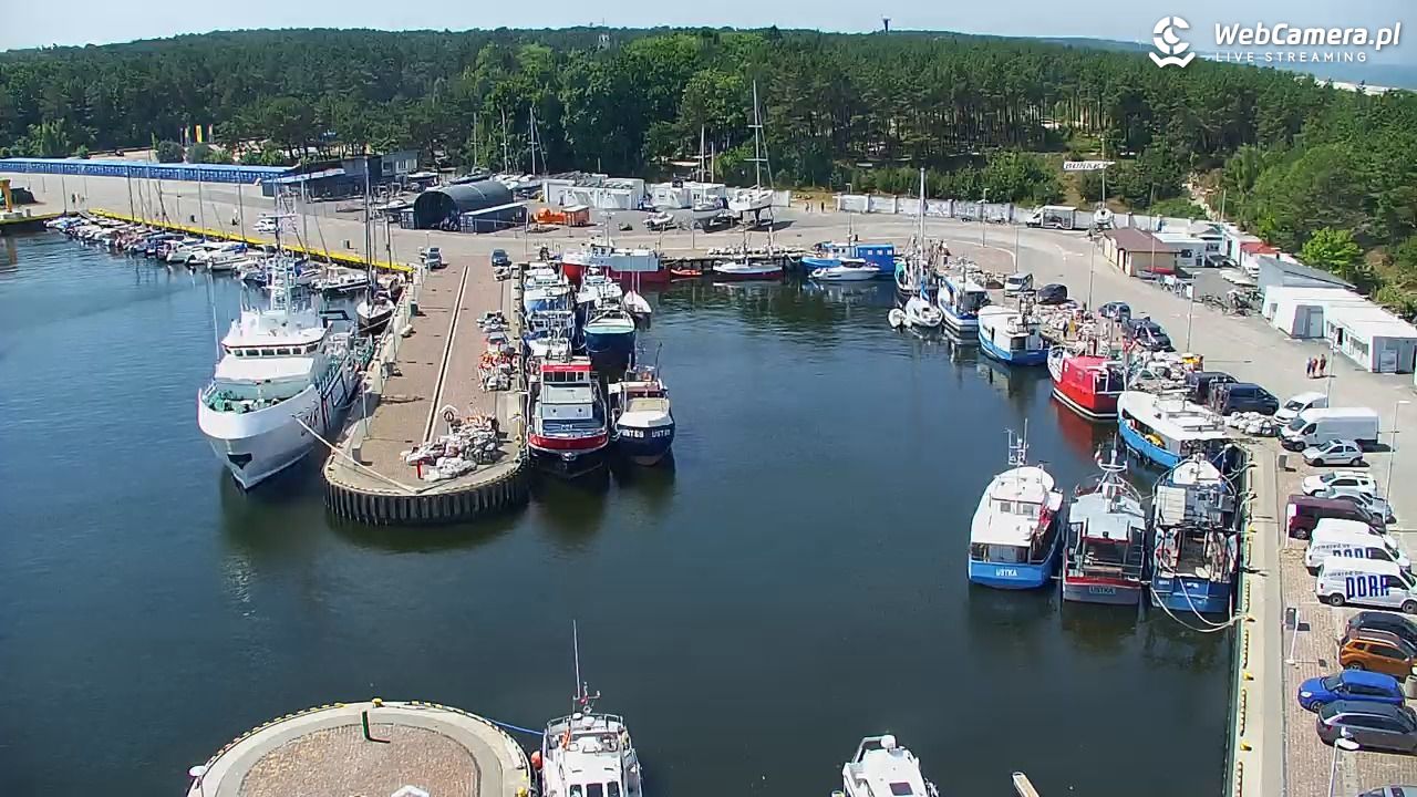 USTKA - widok z pylonu na plażę - 29 czerwiec 2026, 11:50