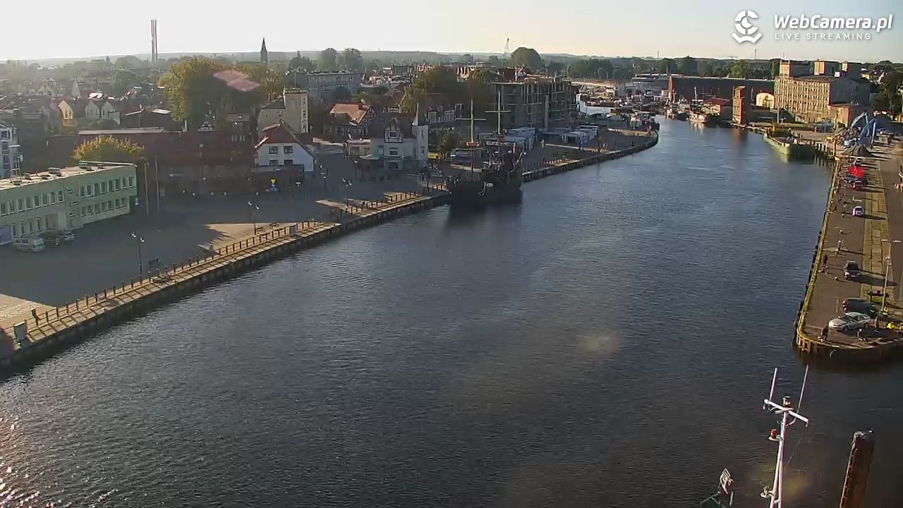 USTKA - widok z pylonu na plażę - 27 wresień 2026, 08:55