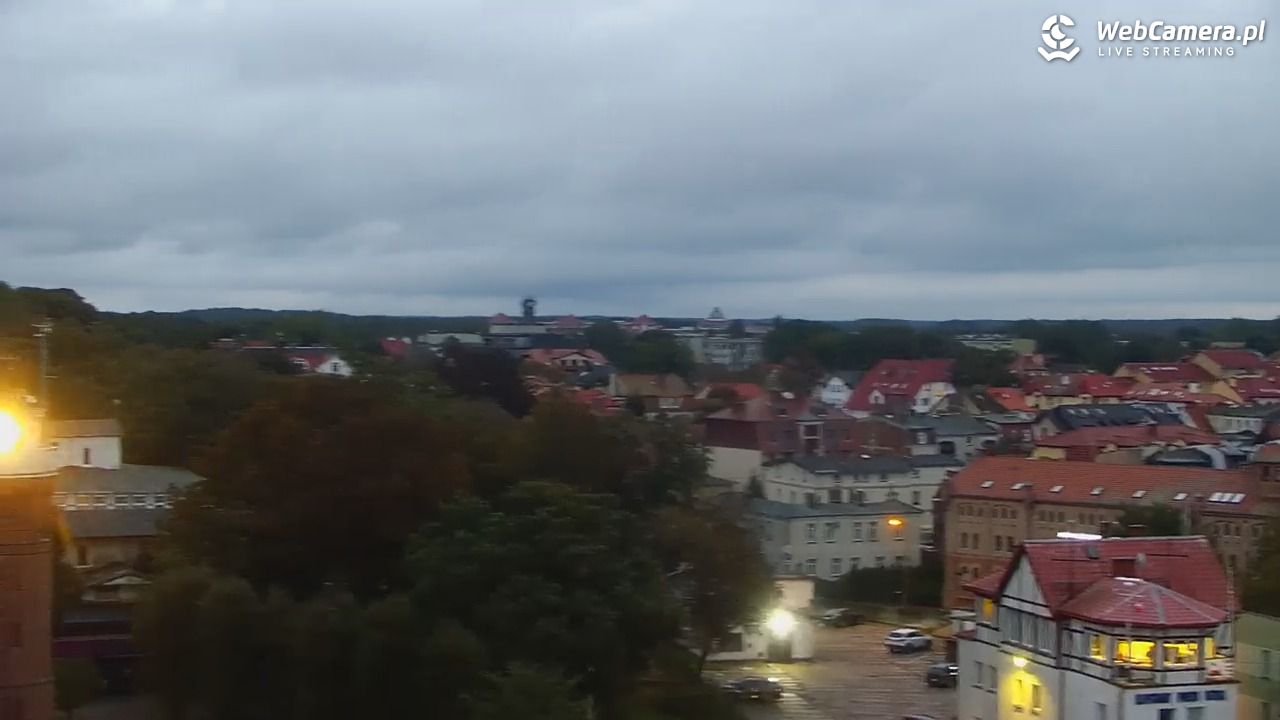 USTKA - widok z pylonu na plażę - 25 wresień 2026, 06:33