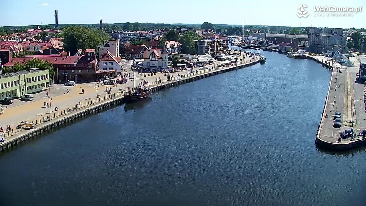 USTKA - widok z pylonu na plażę - 13 sierpień 2026, 14:00