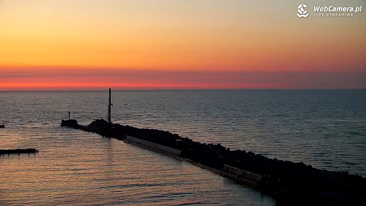 USTKA - widok z pylonu na plażę - 28 czerwiec 2026, 22:24