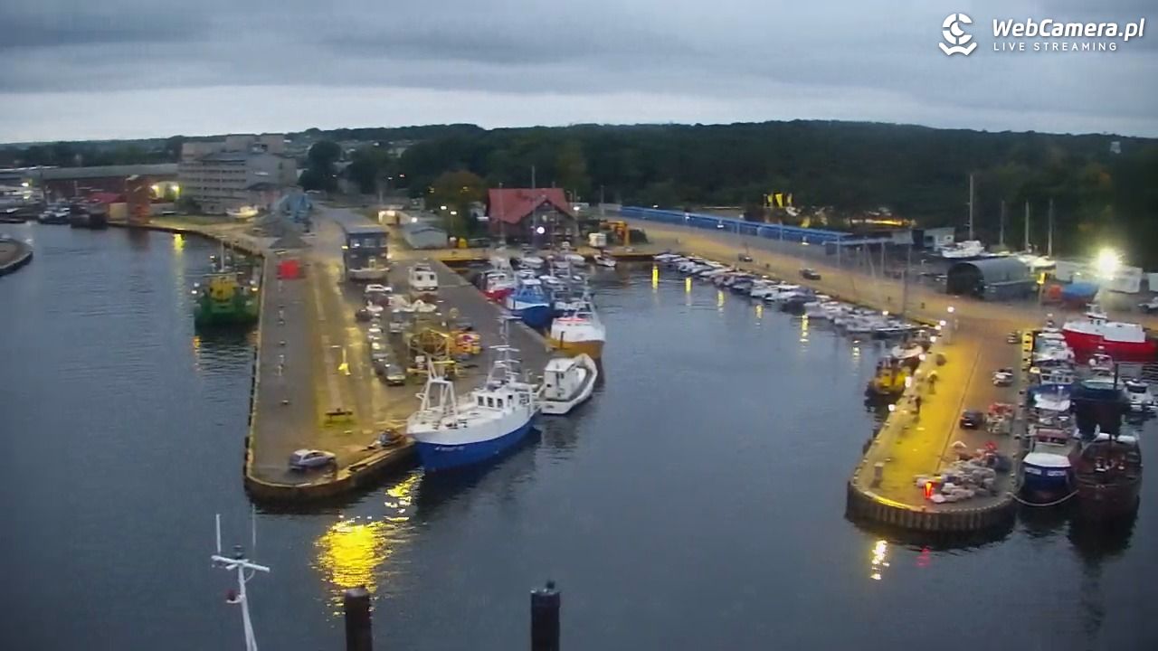 USTKA - widok z pylonu na plażę - 25 wresień 2026, 06:29