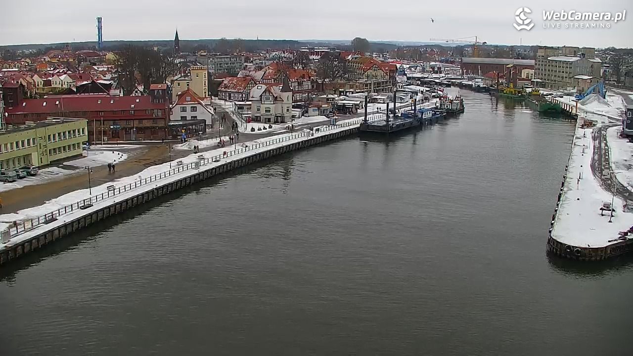 USTKA - widok z pylonu na plażę - 08 luty 2026, 14:16