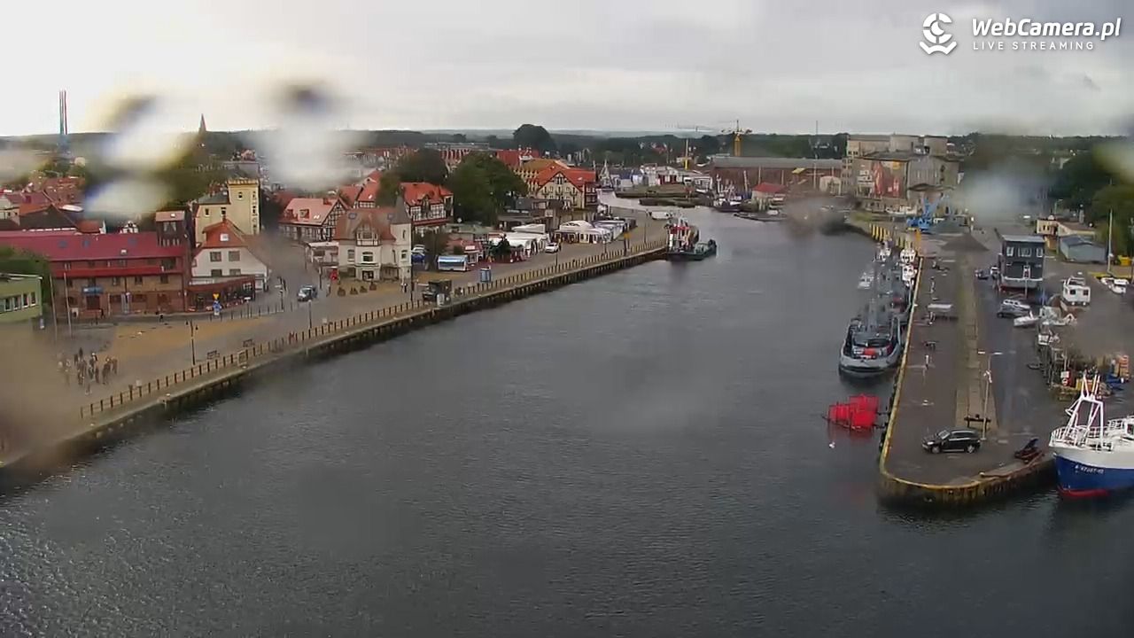 USTKA - widok z pylonu na plażę - 17 wresień 2025, 09:07