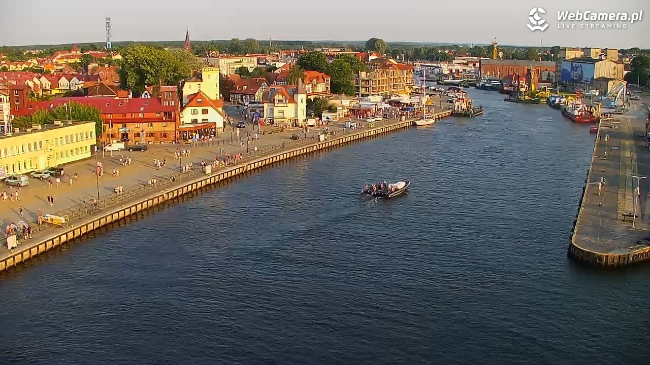 USTKA - widok z pylonu na plażę - 28 czerwiec 2026, 19:57