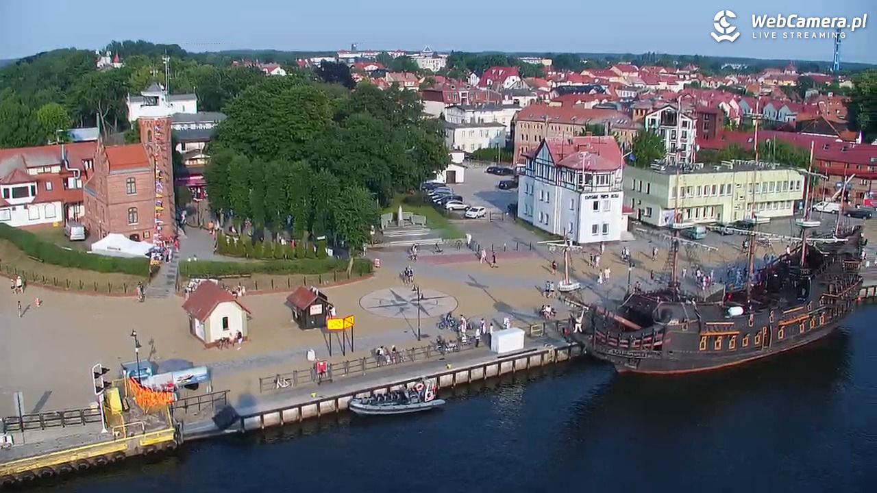 USTKA - widok z pylonu na plażę - 28 czerwiec 2026, 18:33