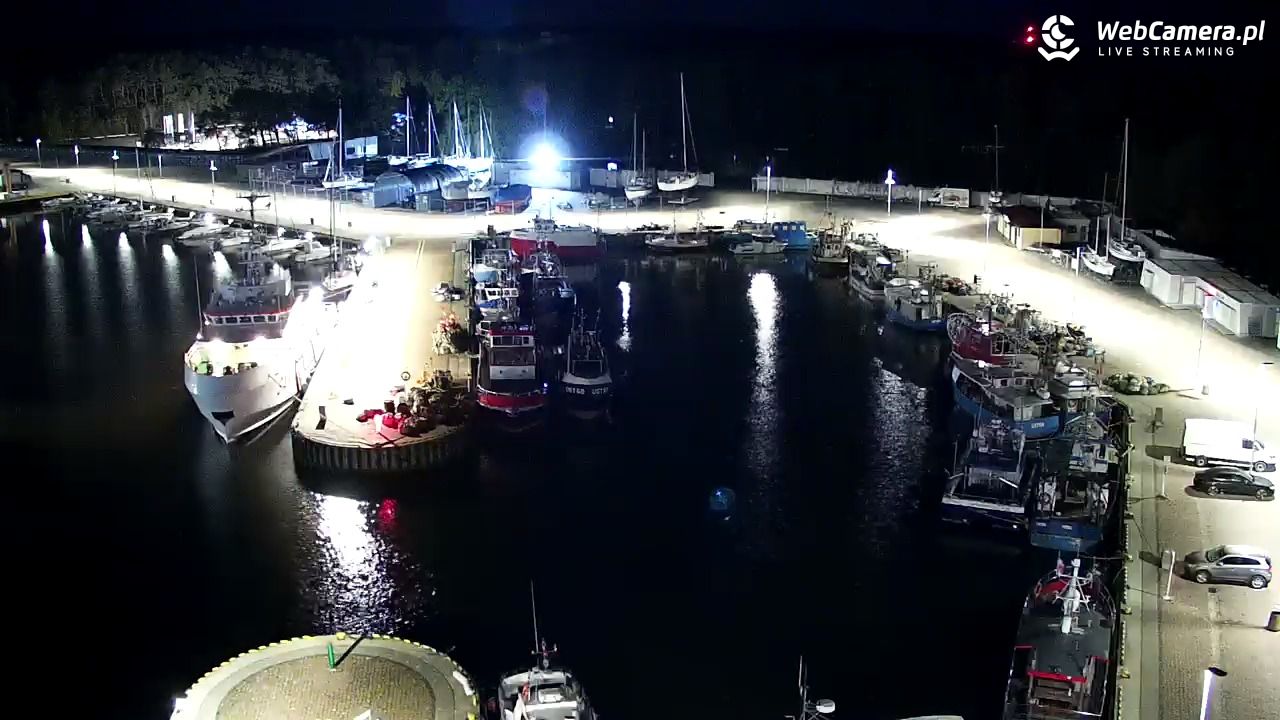 USTKA - widok z pylonu na plażę - 13 maj 2026, 22:36