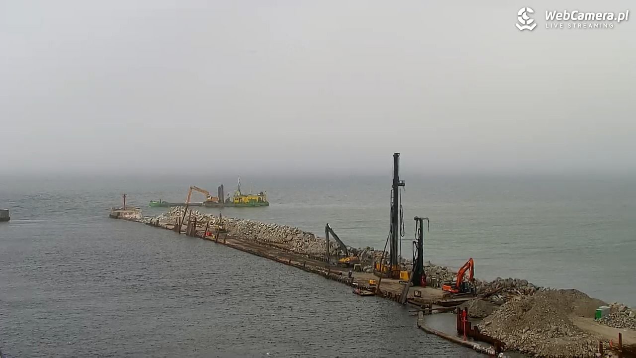 USTKA - widok z pylonu na plażę - 29 marzec 2026, 16:05