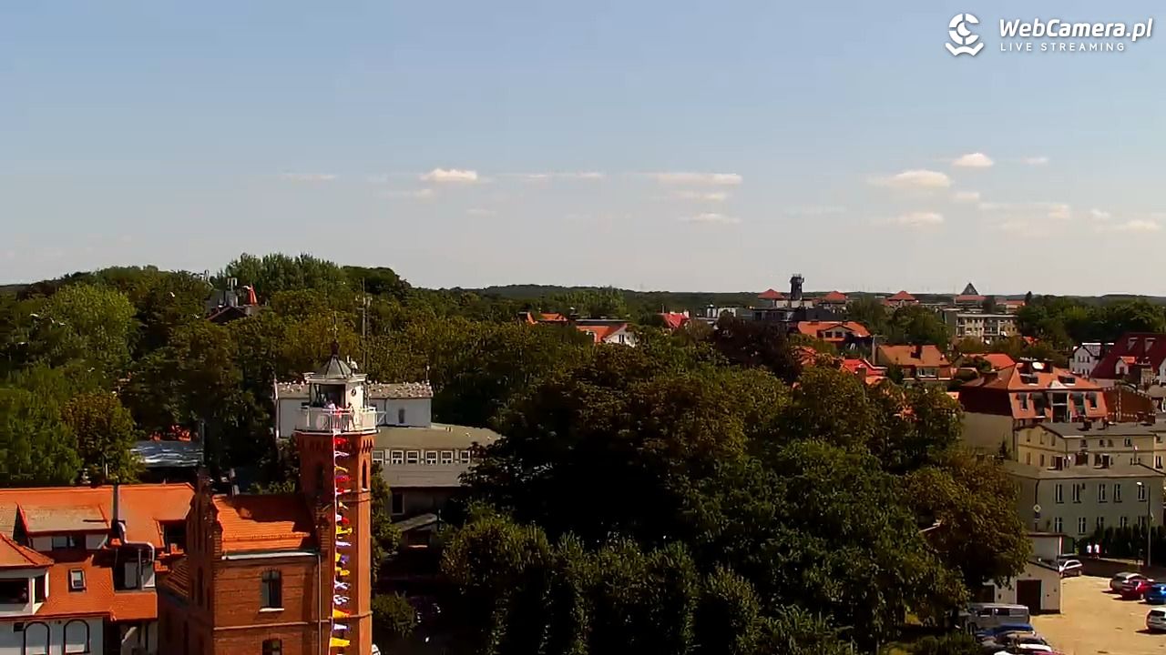 USTKA - widok z pylonu na plażę - 13 sierpień 2026, 12:50