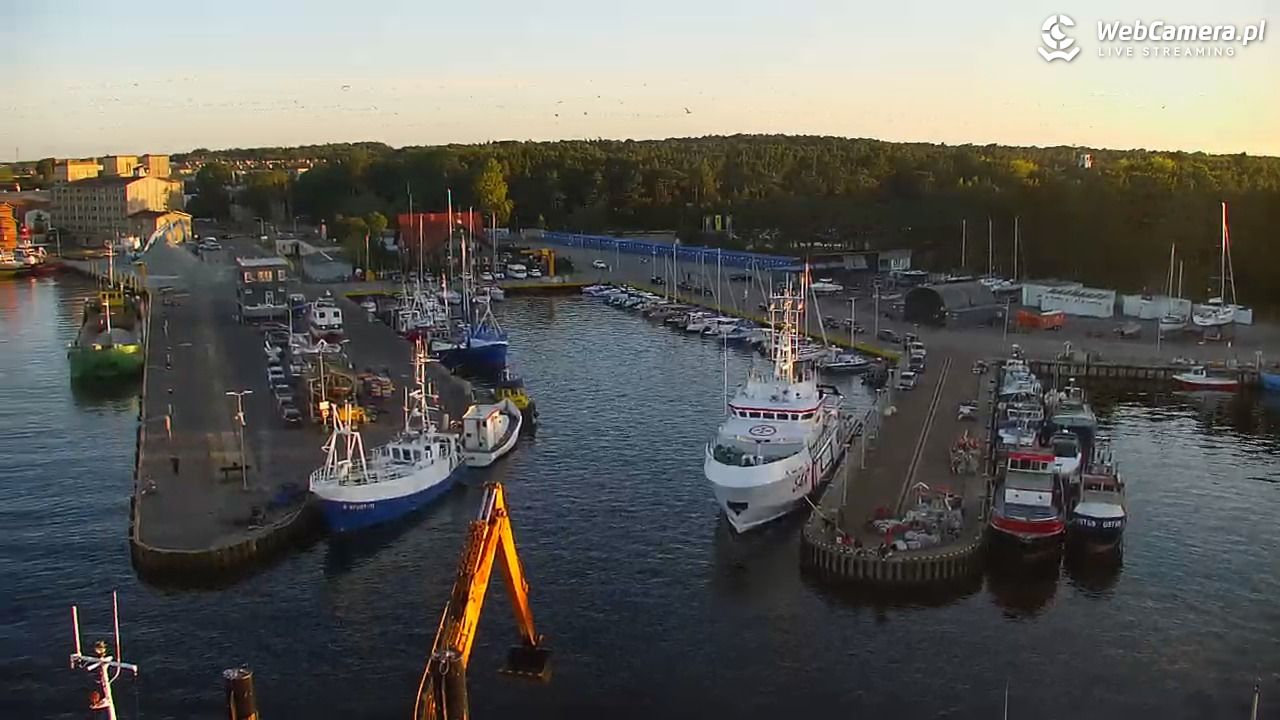 USTKA - widok z pylonu na plażę - 12 sierpień 2026, 19:50