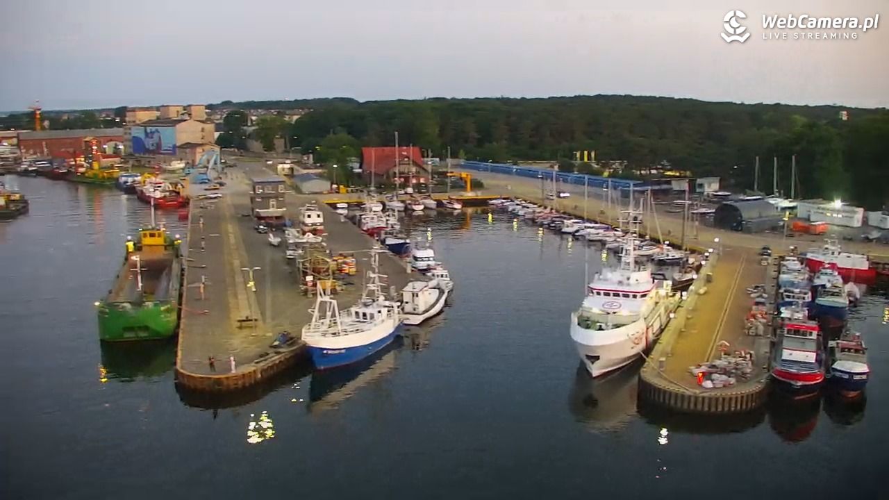 USTKA - widok z pylonu na plażę - 28 czerwiec 2026, 22:01